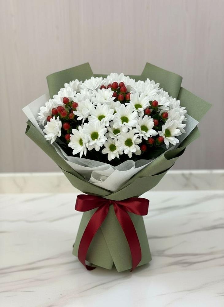 Букет цветов из: Хризантемы в городе Бор