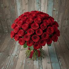 Букет 55 Красных роз Фридом #REPLACE_PRED# городе Бор