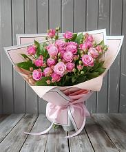 Букет Розовый кустик в городе Бор