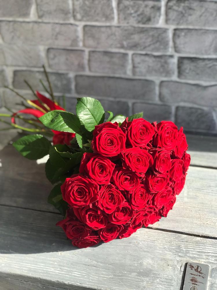 Букет Красные розы Фридом в городе Бор