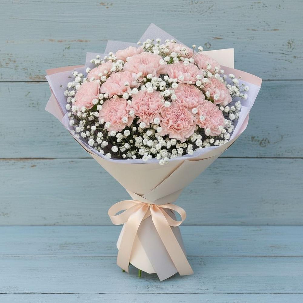 Букет цветов из: Гвоздики в городе Бор