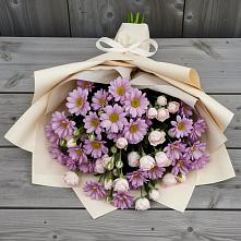 Букет цветов из:  Розы и Хризантемы в городе Бор