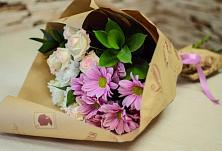 Букет цветов из:  Розы и Хризантемы #REPLACE_PRED# городе Бор