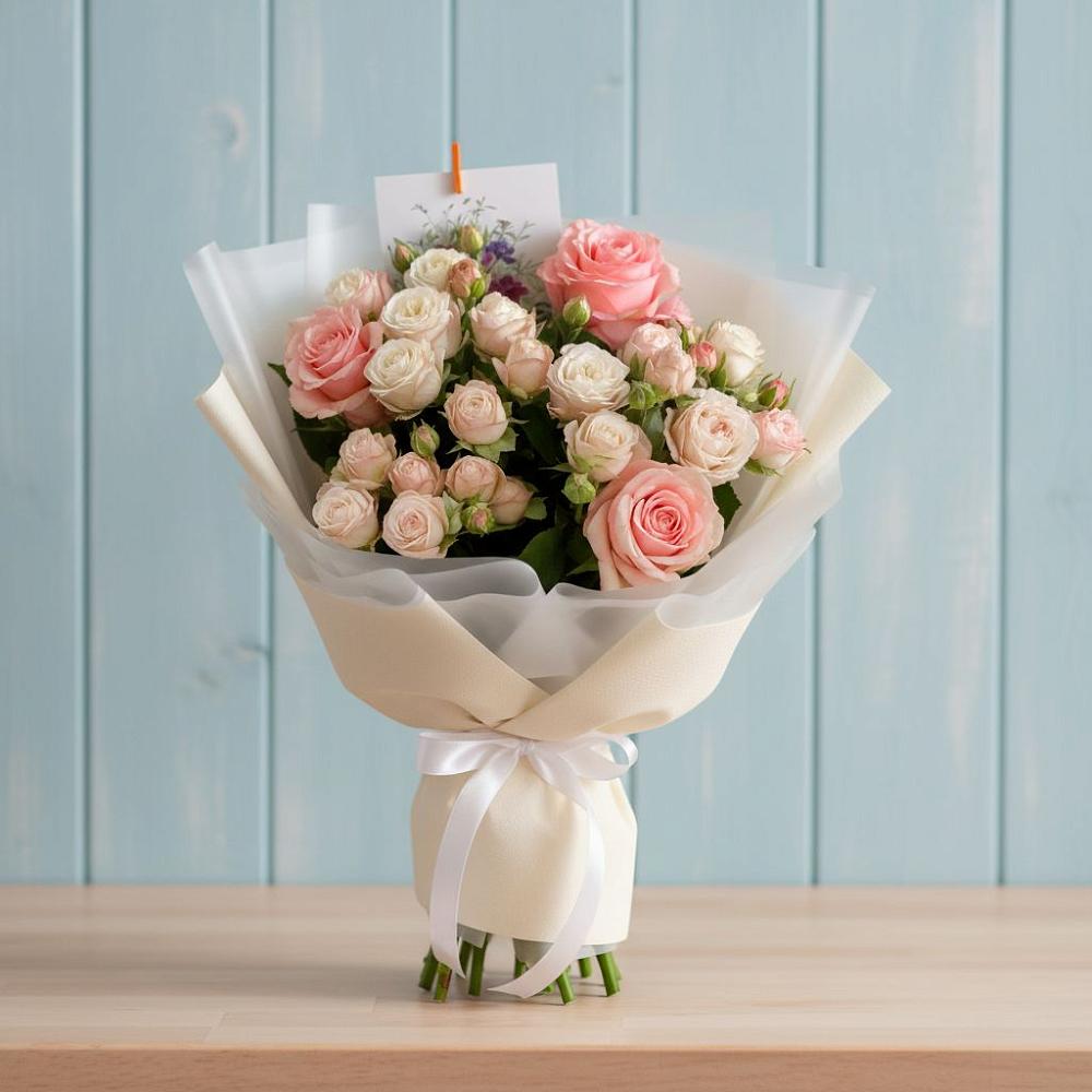 Букет цветов из: Розы в городе Бор