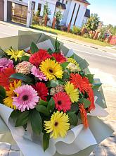 Букет цветов из:  Герберы #REPLACE_PRED# городе Бор