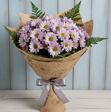 Букет цветов из:  Хризантемы #REPLACE_PRED# городе Бор