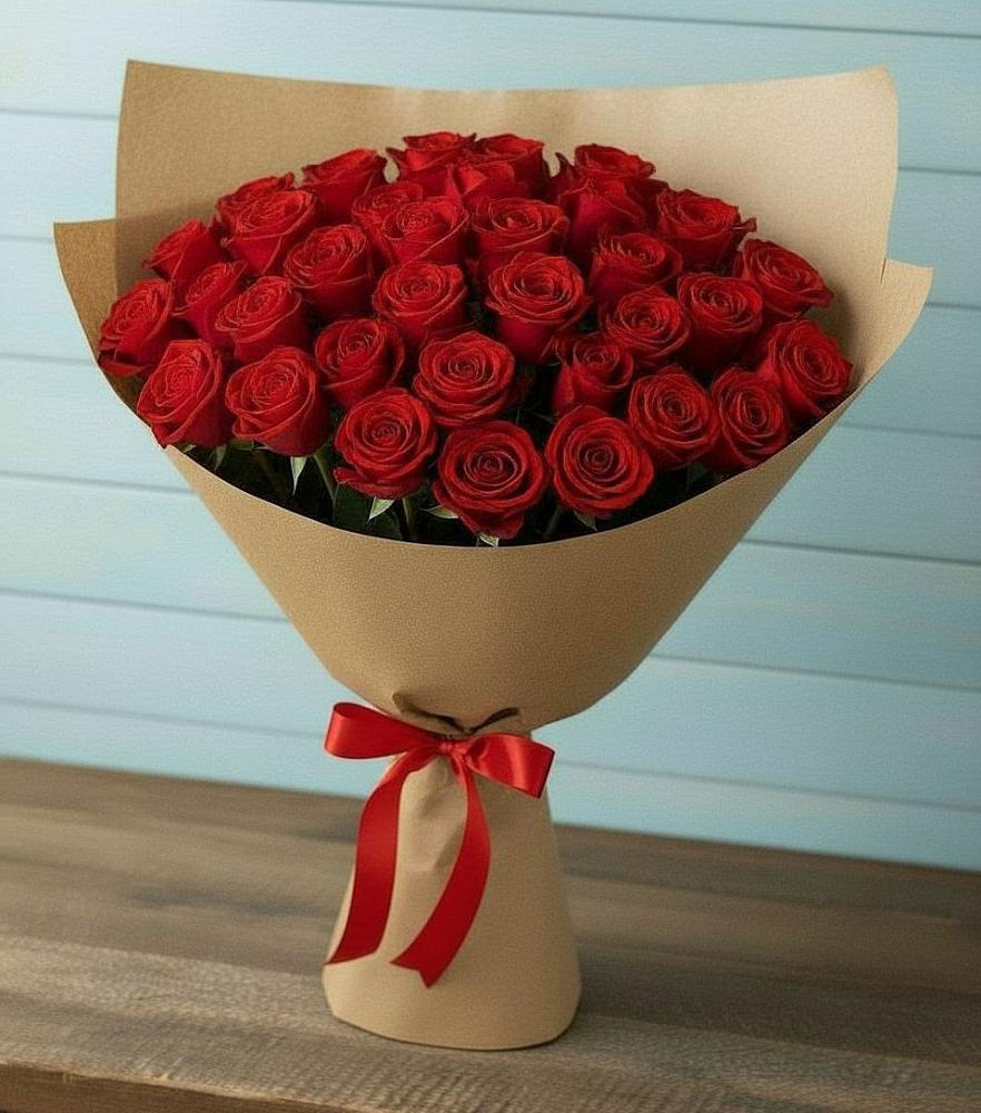 Букет Красные розы Милано в городе Бор