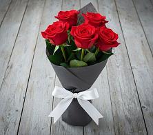Букет 5 Красных роз Эдлесс Лав #REPLACE_PRED# городе Бор