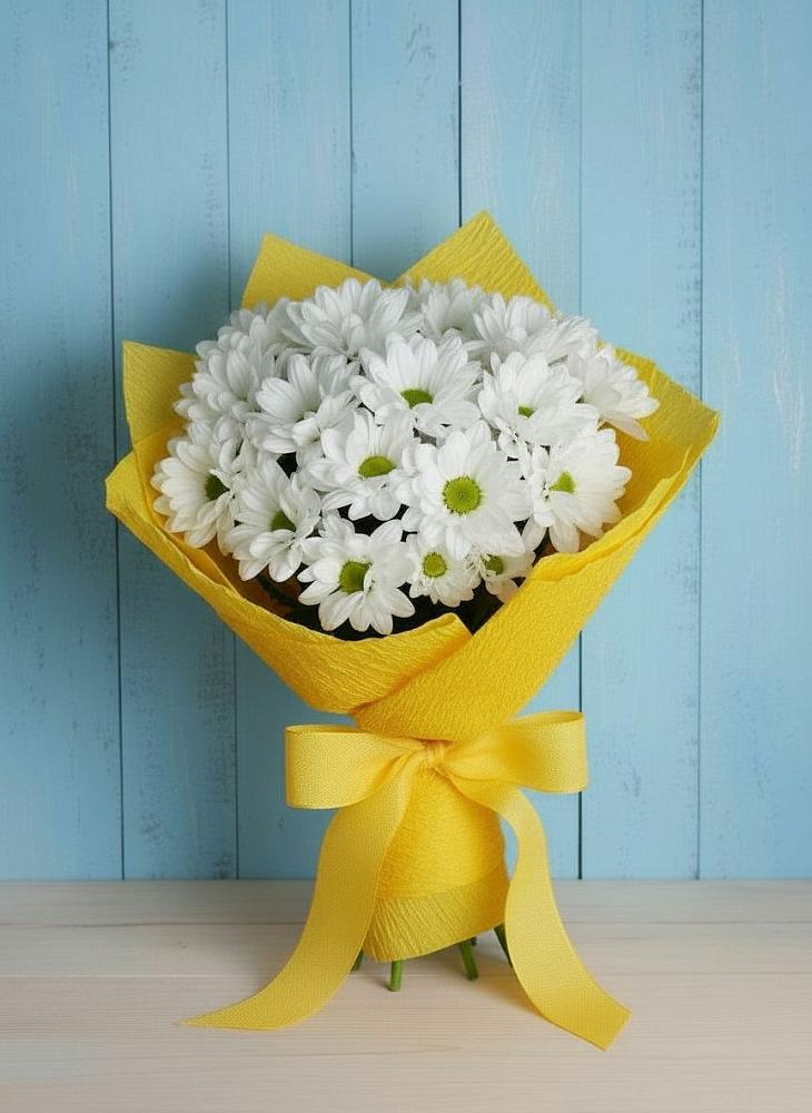 Букет цветов из: Хризантемы в городе Бор