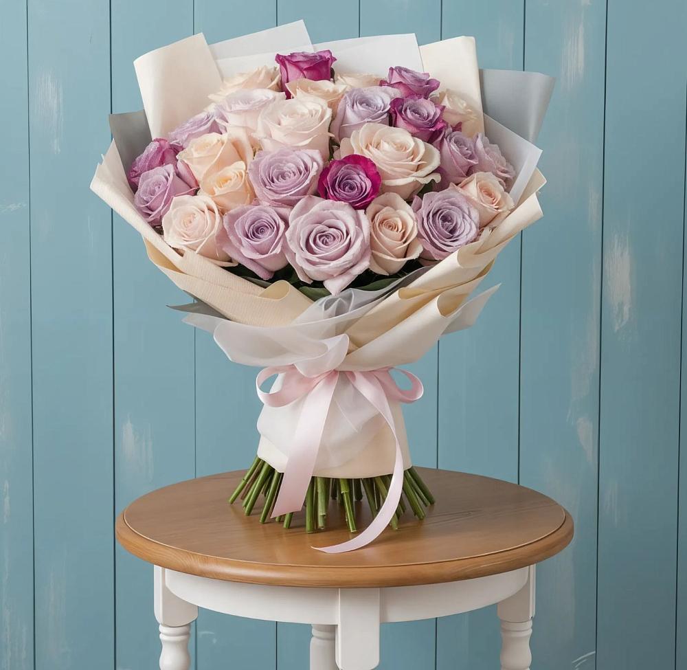 Букет цветов из: Розы в городе Бор