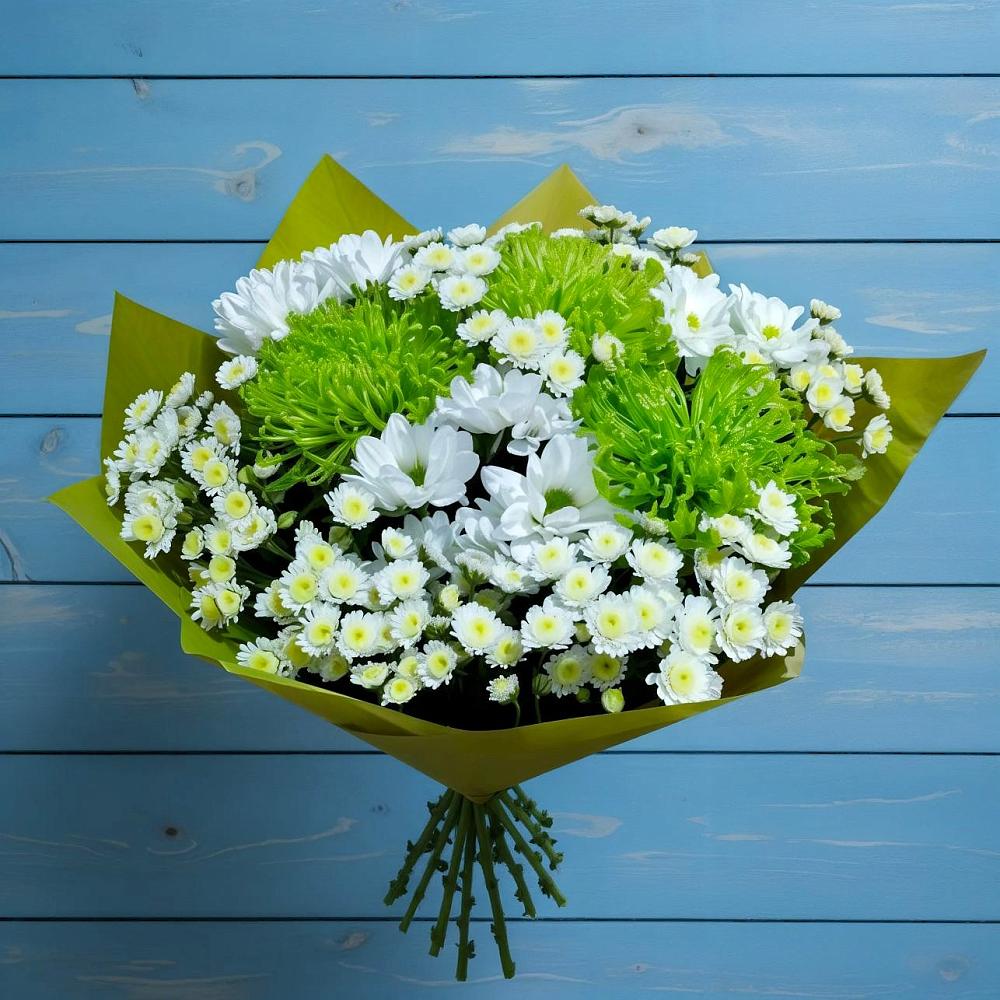 Букет цветов из: Хризантемы в городе Бор