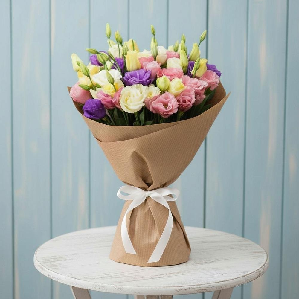 Букет цветов из: Лизиантусы в городе Бор