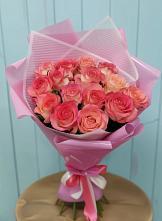 Букет 15 Розовых роз Равель в городе Бор