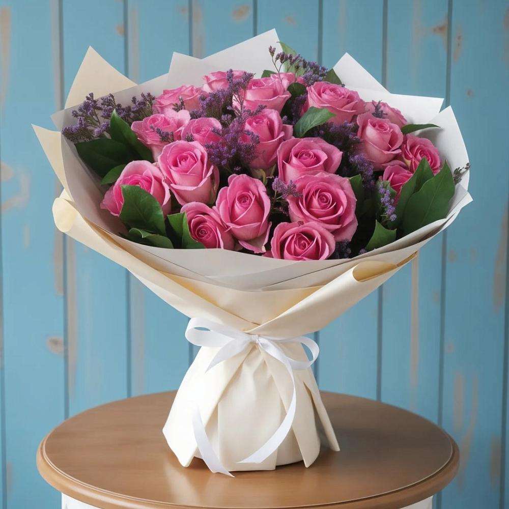 Букет цветов из: Розы в городе Бор