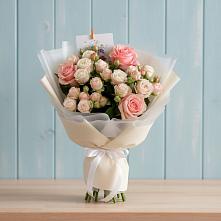 Букет цветов из:  Розы #REPLACE_PRED# городе Бор