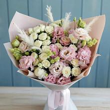 Букет цветов из:  Альстромерии и Розы в городе Бор