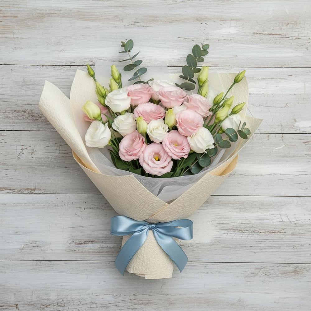 Букет цветов из: Лизиантусы в городе Бор